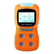 복합 가스 측정기 분석기 누출 검지기 다중 감지기 산소 방수, Orange
