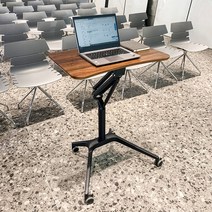 키오스크 받침대 도서검색대 열람대 이동식 리프트업, 하얀색