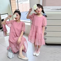 모녀 커플룩 엄마딸 맘커플룩 여름 원피스 R11