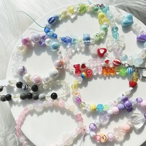 [1롤]0.8mm 92m 컬러끈 47종 9-213 핸드폰스트랩 비즈스트랩 키링 만들기 실