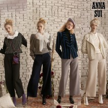 [최초가 99000원] 안나수이ANNA SUI 울 블랜딩 이중직 핸드메이드 팬츠 1종