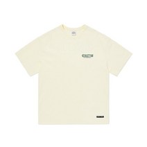 크리틱 SUN 문 반팔 티셔츠 크림