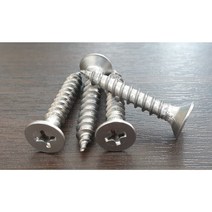 스텐 태핑나사 1종 접시머리형 목재피스 목공피스 M3x6mm(500개) 외 사이즈선택, M4x50mm(300개)