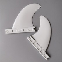 Futura-barbatana de surf 플라스틱 서프 핀 350 서핑 보드 세트 당 2 개, [02] white