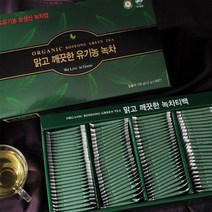 유기농 남도장터 청룡다원 맑고 깨끗한 유기농 녹차 티백 100T (1.2g X 100ea)