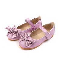 J26 여아용 반짝이 러블 리본구두 여아구두
