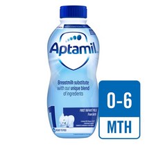 Aptamil First Infant Milk Ready Made 압타밀 퍼스트 인팬트 밀크 액상분유 0-6개월 1L 4팩