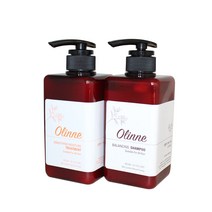 올린느 손상모발 강화 복구클리닉 영양제 두피청정 샴푸+트리트먼트 495ml