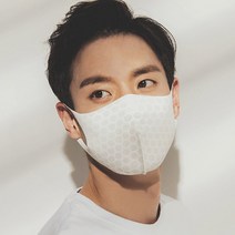 세븐윙스 (남성용) 문수인의 반영구 스포츠 항균 마스크 L, 세븐윙스 항균마스크 화이트(L)/남성용, 1개