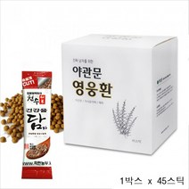 착한농부 야관문 환 가시오가피 계피 원물 국내산 남성 남자 식품 45스틱