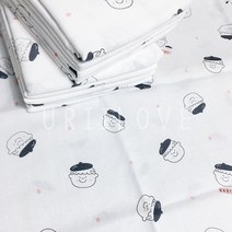 우리아이사랑 국산 순면 무형광 사각 천기저귀 10장, 천기저귀 베이비포트 10장