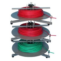 케이블 포설 플링다이 원판 전선 권취기 풀링롤러 전기포설 드럼다이 드럼작기 장비 11, 3개의 레이어 업그레이드