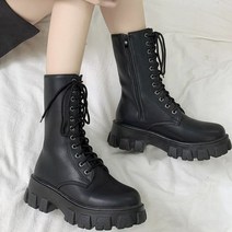 레이스업여자첼시워커셀럽슈즈워 셀럽슈즈 워크부츠 워커두 워커 부티힐 구 첼시워커 여자 등산화 레이스업 9W910B4D