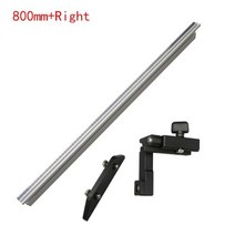 알루미늄 프로파일 울타리 트랙 스톱 테이블 톱 라우터 미터 게이지 톱 450-800 MM 조립 눈금자 목공 DIY, 06 800mm and Right