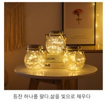 아웃도어 가든 태양 에너지 기분등 집들이선물 생일 선물 인테리어 벽등 무충전 태양열 무드등, A