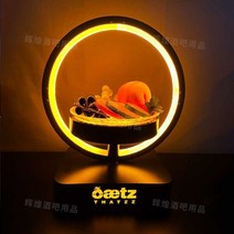 LED쟁반 클럽 홈파티트레이 샴페인 과일 라운지 양주, J