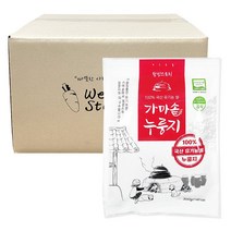 [유기농 100%] 수제 가마솥 누룽지 300g 대용량 햅쌀 전통방식으로만든, 1박스(20봉)