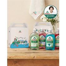 [김혜자PICK] 프로쉬 주방세제 선물세트(맨손 주방세제 500ml 2개+전용펌프+선물박스), 주방세제 베이킹소다 500ml 2개+펌프+선물상자