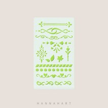 스텐실도안 C-1 문양모음