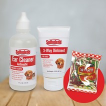 설포딘 연고 56.7g + 설포딘 이어클리너 118ml 2가지 한세트, 설포딘 연고+설포딘 이어클리너