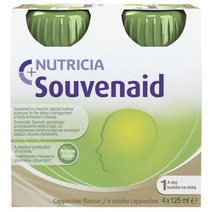 Nutricia Souvenaid Memory Drink Cappuccino 뉴트리시아 수버네이드 메모리 드링크 카푸치노 125ml 4팩, 4개