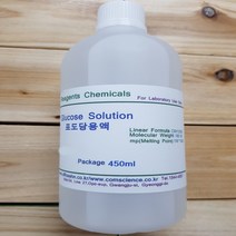 오피스안&컴사이언스 포도당용액-1% 5% 10% 화)450ml 시약, 10ml