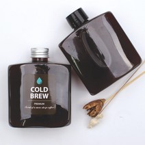IW190 더치사각 250ml 은색캡 1개 (약 가로 8.5cm 세로 4.5cm x 높이10.6cm 마개 2.4cm)