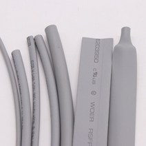 1m 직경 1 2 3 4 5 6 7 8 9 10 12 14 16 20 25 30 40 50 mm 열 수축 튜브 2:1 폴리올레핀 케이블 슬리브 절, 01 Grey_13 10mm x 1 Meter
