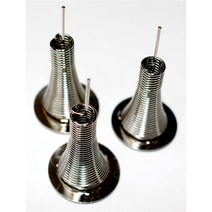 스프링꽂이 삼각스프링 원뿔스프링 꽂이스프링 소라 원뿔형, 은원뿔