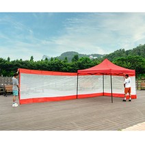 스위트리온 캐노피천막 전용 모기장 캠핑 그늘막 테라스 야외 포장마차, 3x6/8M+10M, 블루