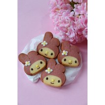 마이멜로디 캐릭터쿠키만들기 DIY 키트/홈베이킹 밀키트, 1개, 205g