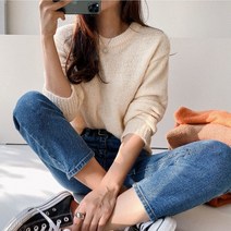 드레스날다 시즌 인사이드 알파카 라운드 니트(knit604)
