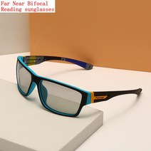 이중 초점 독서 안경 남성 여성 스포츠 전환 광변색 다 운전 선글라스 NX