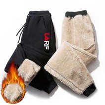 우모복 백패킹 우모 보온 패딩 다운 바지 양털 남성 겨울 따뜻한 조깅 외부 두꺼운 남성 스웨트 팬츠 헤비급 스트리트 남성 xl-5xl