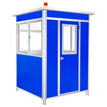 간이 초소 경비실 주차 이동식 공장 보안부스 야외, 1.5 x 1.8 x 2.15m, 1개