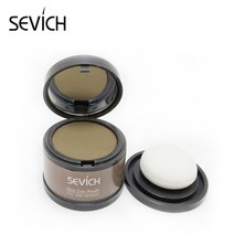 세비치 헤어 플러피 파우더 인스턴트 블랙 블론드 루트 커버 업 헤어 컨실러 커버래그 페인트 리페어 필 인 섀도우 씨닝, 가벼운 커피