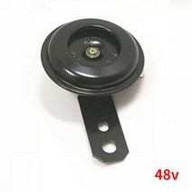 유니버설 오토바이 전기 호른 키트 60V 1.5A 105db 방수 라운드 시끄러운 경적 스피커 스쿠터 먼지 자전거 atv에 대 한, 48v