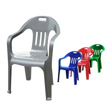 플라스틱의자(B) 4개세트 실외실내 행사용 공연장 졸업식 입학식 체육관 강당, 화이트