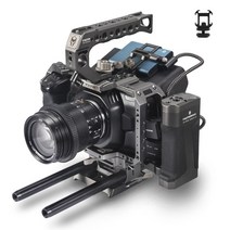 카메라액세서리세트 BMPCC 4K 6K TA-T01-A-G 블랙매직 포켓 시네마 카메라용 틸타 케이지Blackmagic(Tactical Kit) 4K 6K 리그 틸타 그레