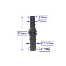 pvc관 pvc파이프 배관 부속 배관자재 연결 5pc 정원 관개 20/16/3/8mm Pe 튜브 감소 바브 커넥터 1/2 &quo, 01 A