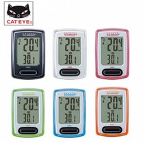 Cateye VT-235W 무선속도계 백라이트 6색상, 화이트
