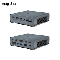 USB멀티허브 노트북 맥북 독 스테이션 트리플 모니터 전원 어댑터 노트북 도킹 스테이션, c05