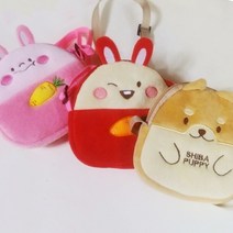 동물모양파우치 빨간토끼 패션/파우치/패브릭/지퍼형