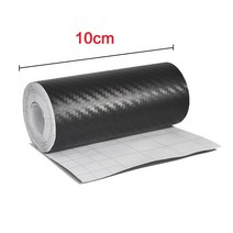 나노 탄소 섬유 자동차 스티커 DIY 붙여 넣기 보호대 스트립 자동 도어 씰 사이드 미러 안티 스크래치 테이프 방수 보호 필름, 10cm