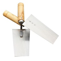 Midget-시멘트 플로트 마진 흙손 버킷 스테인레스 스틸 콘크리트 마감 흙손 주걱 건설 도구 80x160 Mm, 한개옵션0
