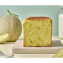 [오팡두 Half] 멜론 데니쉬 크로와상 수제 식빵 샌드위치 크로플 와플 토스트 에어프라이어 홈브런치, 1개, 550g