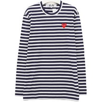 [꼼데가르송] 22FW P1T010 NAVY WHITE 티셔츠