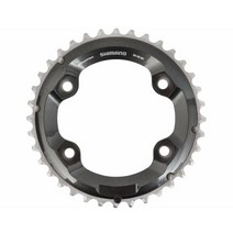 Shimano XT 2 단 체인 링 FC-M8000 64BCD 34-24T 36-26T 또는 38-28T 기어 조합 크랭크용, 01 24T 64BCD