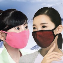 국산 극세사 포근한 패션 핫 마스크, 패션 극세사 방한대_핑크