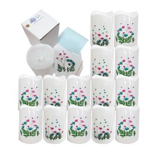 LED무지개양초등c-a/압화체험패키지/누름꽃공예, 15개